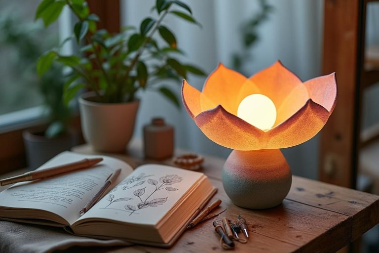 Lampe fleur artisanale : pourquoi privilégier les créations uniques pour sa déco ?