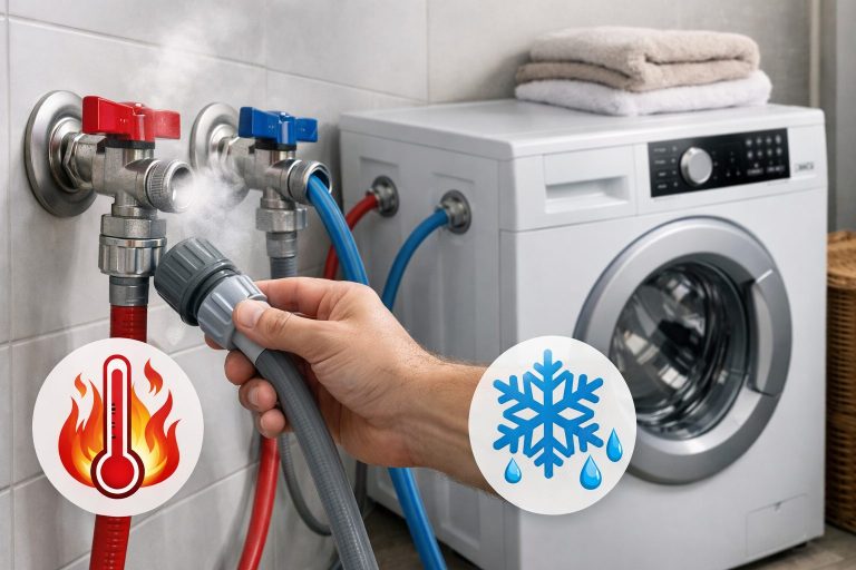 Brancher un lave-linge sur l’eau chaude : bonne ou mauvaise idée ?