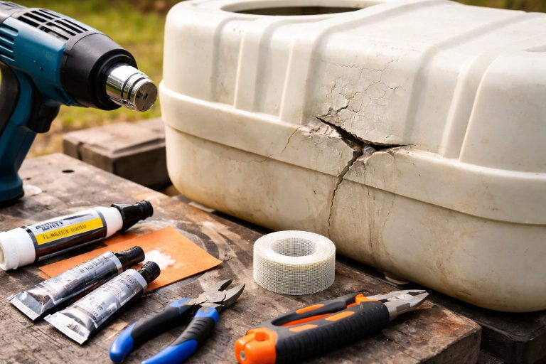 Comment réparer un réservoir en plastique