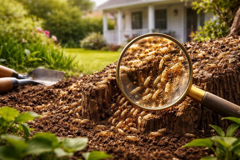 Termites dans le jardin mais pas dans la maison : Faut-il s’inquiéter ?