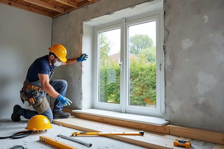 Comment poser une fenêtre plus petite que l’ouverture existante ?